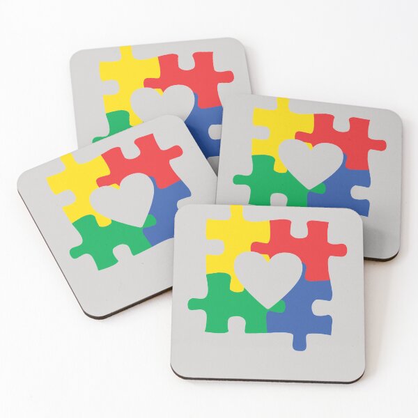 Item preview, Autism Awareness Love Heart Puzzle Piece Valentines Day designed and sold by GINIART.