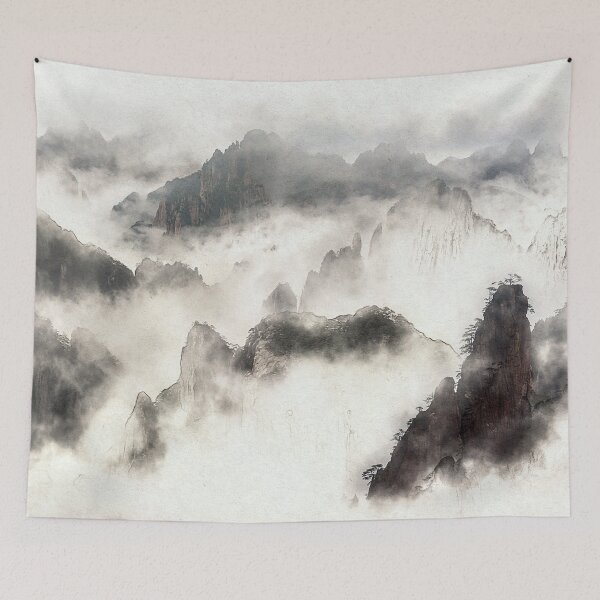 Item preview, Chinese mountain drawing designed and sold by Gheofast.