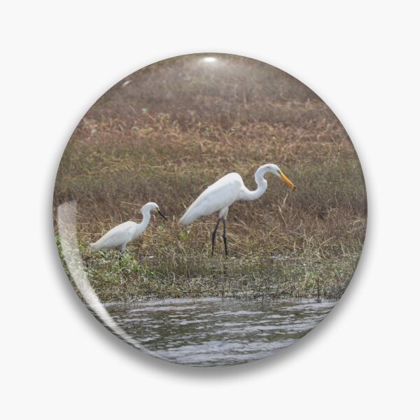 Item preview, Egret Mom Baby Bird Watcher Feather Marsh Florida designed and sold by Midwest-Goods.