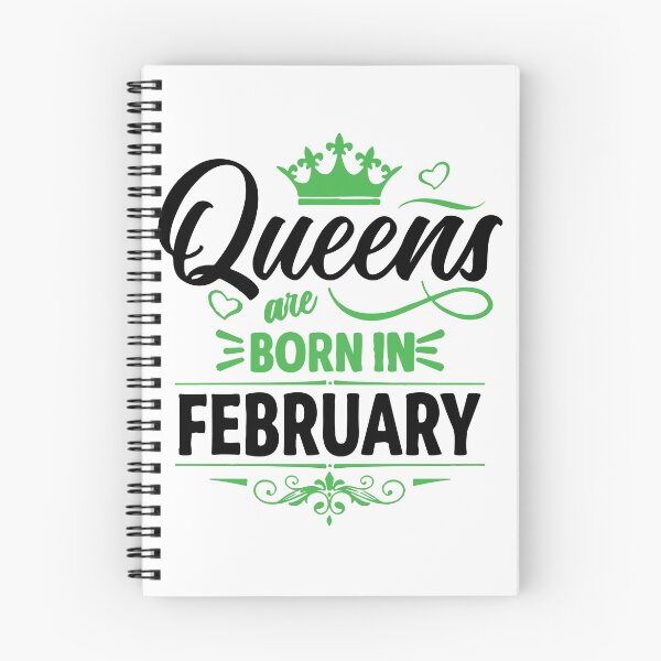 Item preview, Queens Are Born On February designed and sold by mouad naouiri.