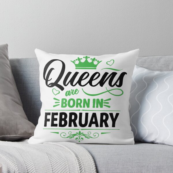 Item preview, Queens Are Born On February designed and sold by mouad naouiri.