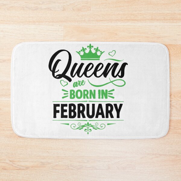Item preview, Queens Are Born On February designed and sold by mouad naouiri.