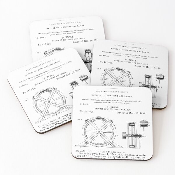 Item preview, Nikola Tesla noise reduction electric lamp designed and sold by Redlilatomcad.