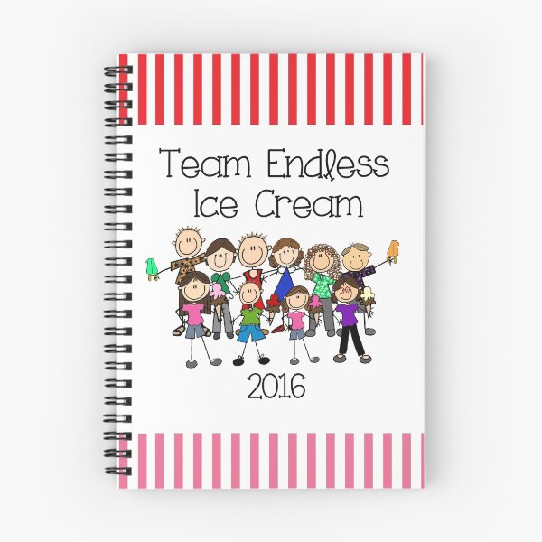 Item preview, Team Endless Ice Cream 2016 designed and sold by peacockcards.