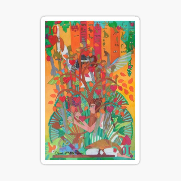The Ten Strings of My Heart Sticker