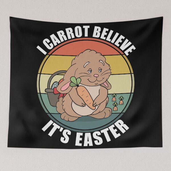 Item preview, I Carrot Believe It's Easter - Funny Spring Break Pun designed and sold by Giacob.