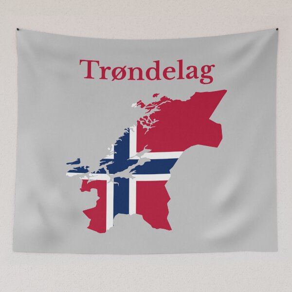 Item preview, Trondelag County Map, Norwegian County, Norway. designed and sold by marosharaf.