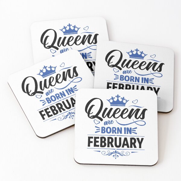 Item preview, Queens Are Born On February designed and sold by mouad naouiri.