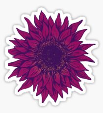 Purple flower Sticker