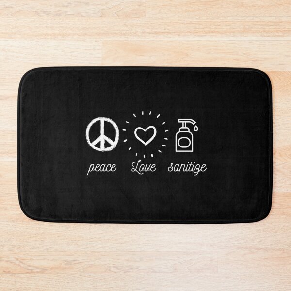 Item preview, peace love sanitize , funny hand sanitizer quotes , funny sanitizer quotes , funny sanitizer quotes designed and sold by artisserv.