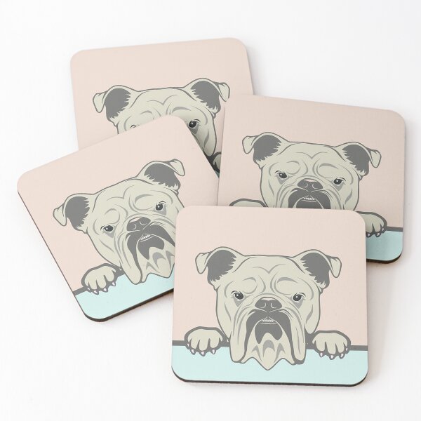 Item preview, English Bulldog dog funny picture dogs pets pop Bulldogs art designed and sold by Coolstuff4you71.