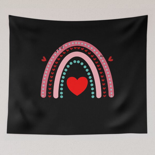 Item preview, Happy Valentine's Day Babe Jill  Love Rainbow designed and sold by PinkyTree.
