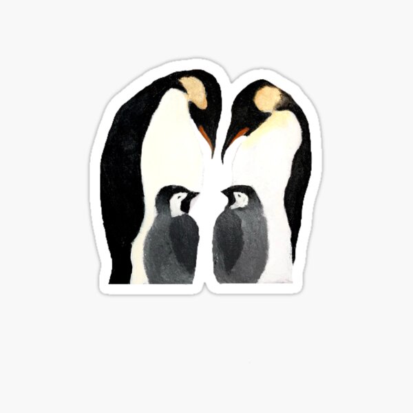 Penguins Mate For Life Sticker