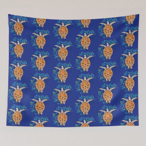 Item preview, Swimming With Sea Turtles designed and sold by HRayArt.