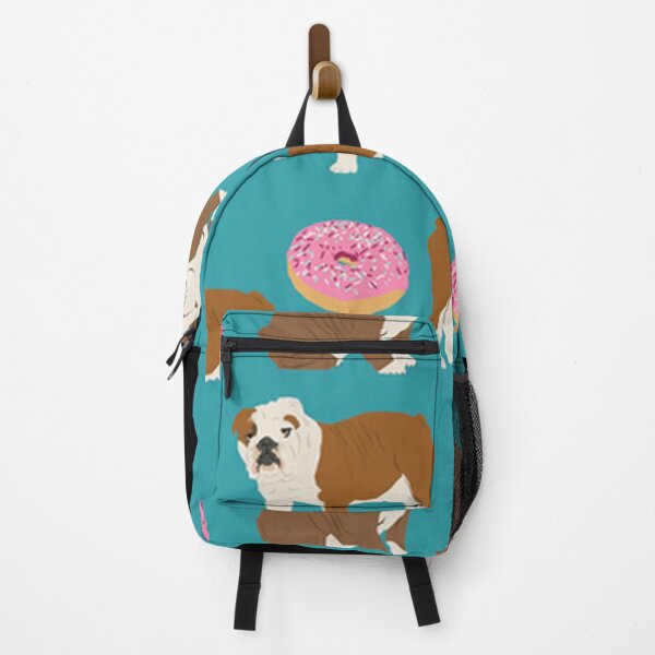 Item preview, English Bulldog dog funny picture dogs pets pop Bulldogs art donuts donas designed and sold by Coolstuff4you71.
