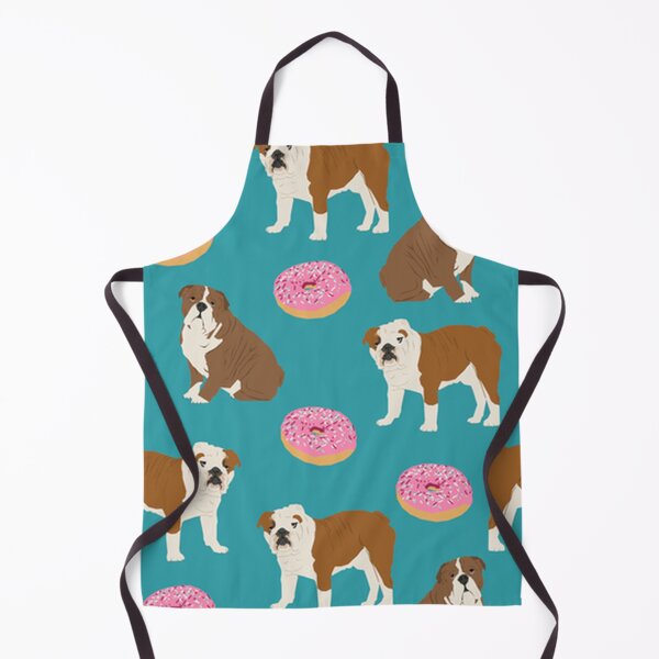 Item preview, English Bulldog dog funny picture dogs pets pop Bulldogs art donuts donas designed and sold by Coolstuff4you71.
