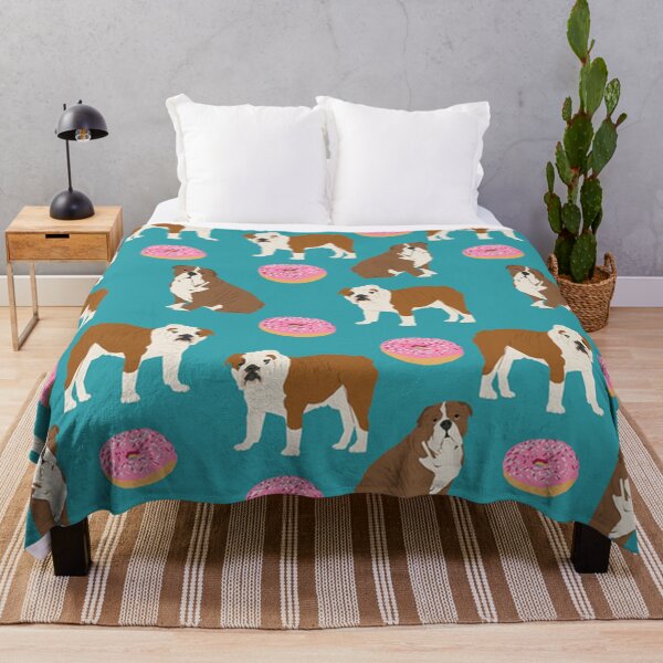 Item preview, English Bulldog dog funny picture dogs pets pop Bulldogs art donuts donas designed and sold by Coolstuff4you71.