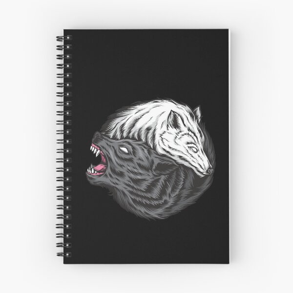 Item preview, Ying and Yang White and Black Wolf designed and sold by aMortalArtist.