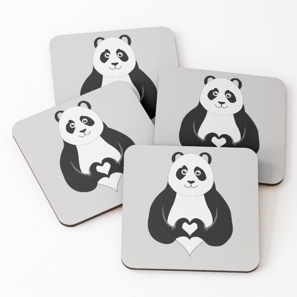 Item preview, Panda Heart Valentines Day Gift Animal Bear Lover  designed and sold by GINIART.