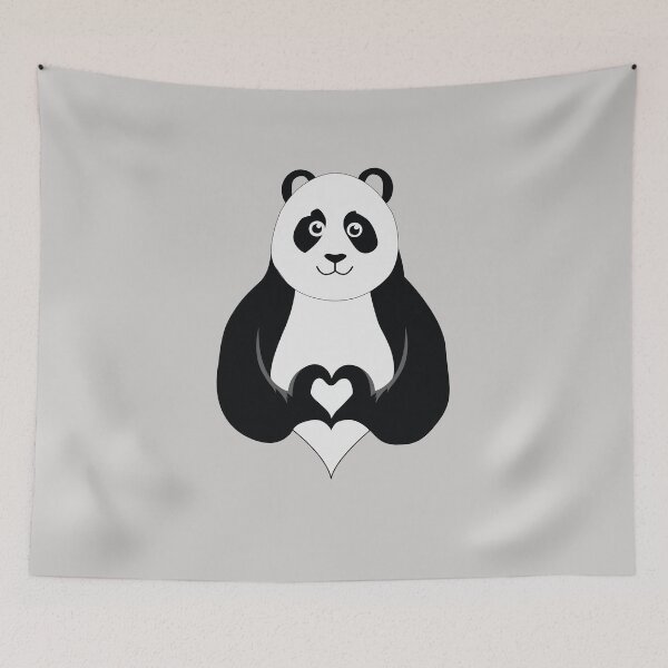 Item preview, Panda Heart Valentines Day Gift Animal Bear Lover  designed and sold by GINIART.