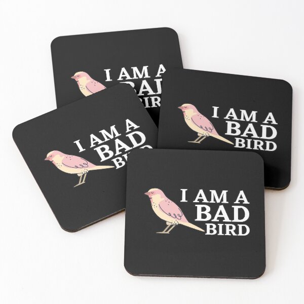 Item preview, Soy un pájaro malo rosa-blanco designed and sold by Schallerer.