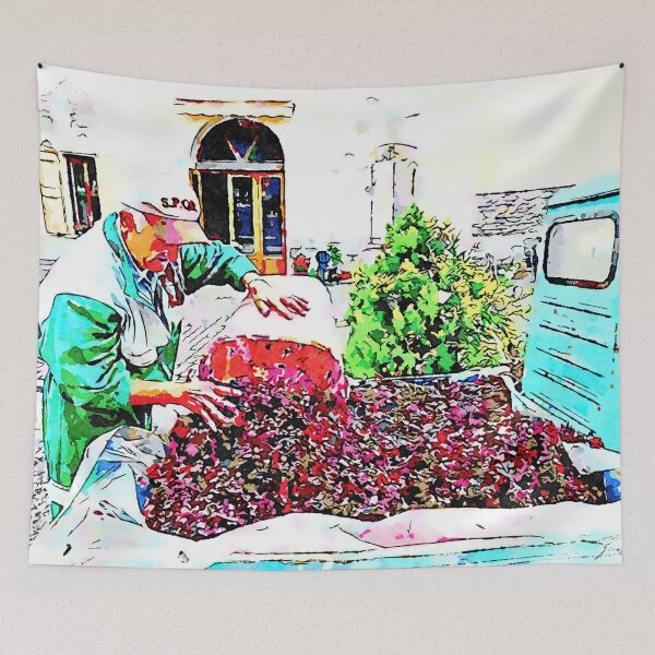 Item preview, Hortus Conclusus: pomace with farmer and college designed and sold by Giuseppe Cocco.