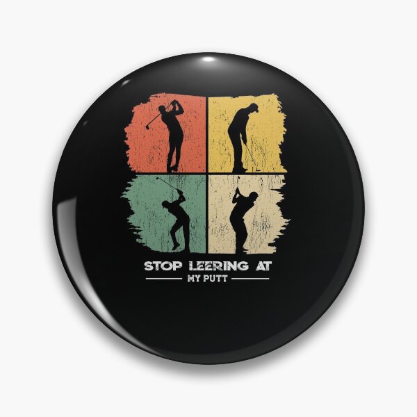 Item preview, Golf Retro Vintage Stop Leering At My Putt designed and sold by Grimbart.