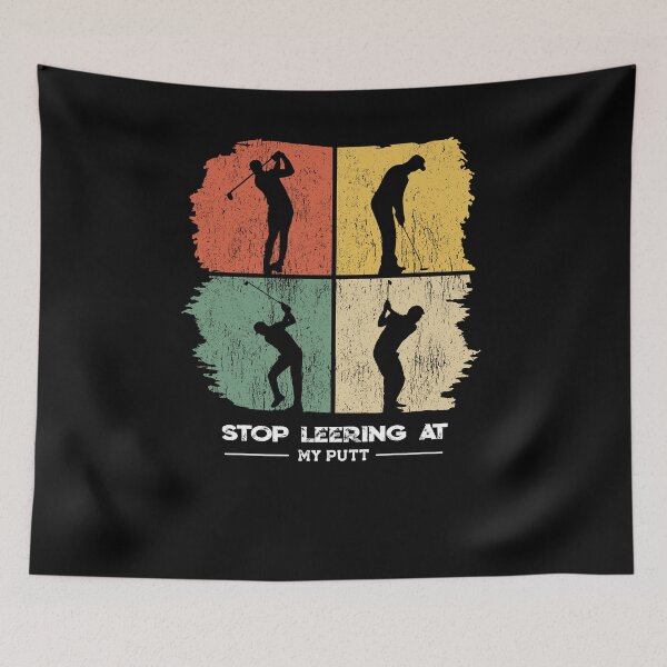 Item preview, Golf Retro Vintage Stop Leering At My Putt designed and sold by Grimbart.