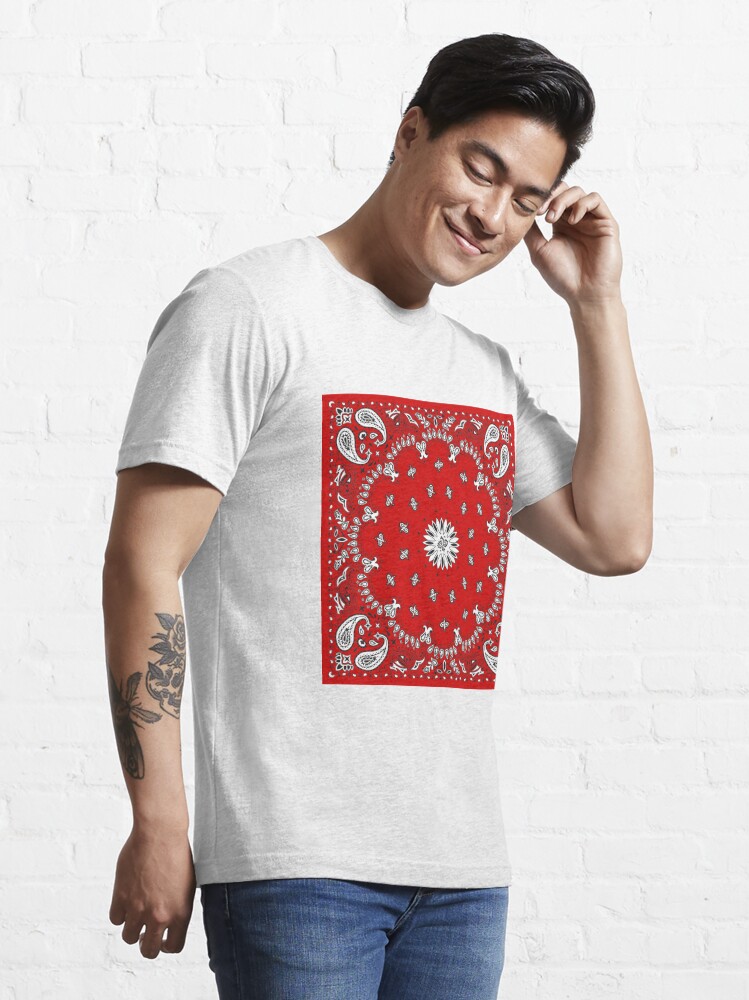 Bandana in the Red Man  Essential T-Shirt for Sale by rosemaryalbo