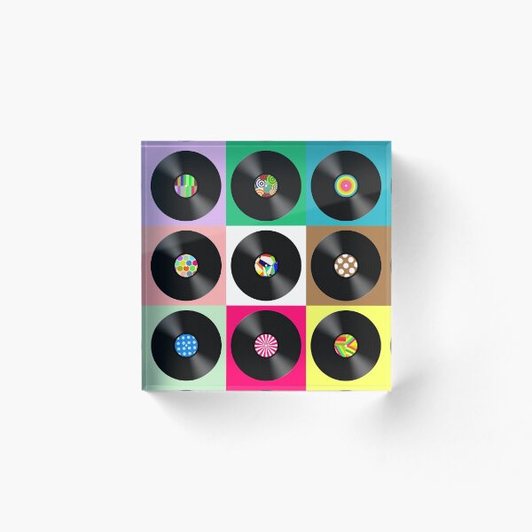 Item preview, Sixties Retro Vintage Vinyl Records designed and sold by Prawny.