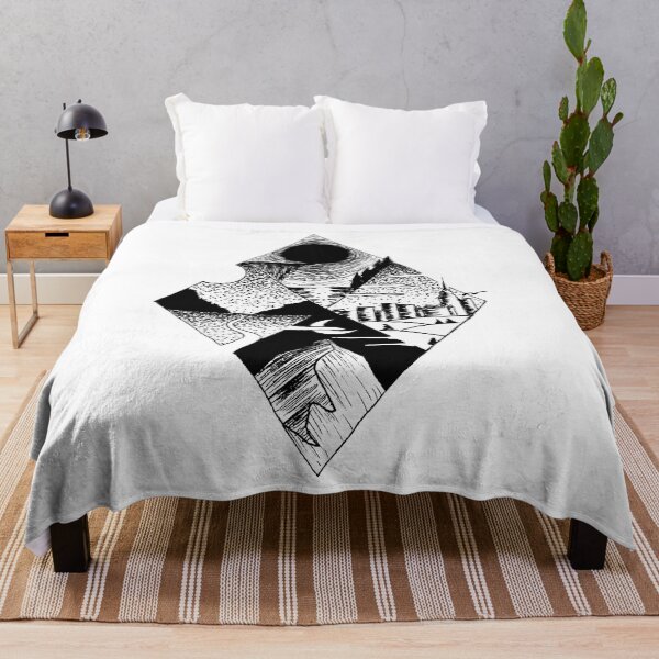 Item preview, Geometrical diamond nature, white background designed and sold by DeVeauDesign.