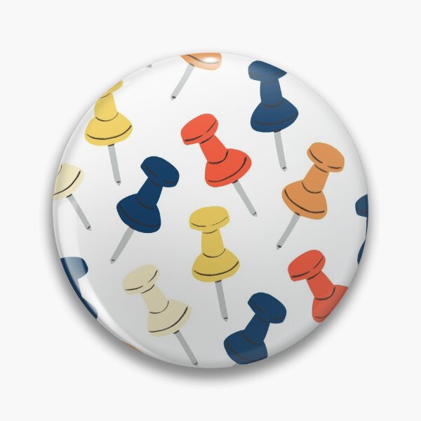 Item preview, BIG Thumbtack Pushpin Pattern for Teachers  designed and sold by WildeandCo.