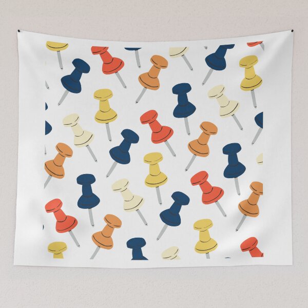 Item preview, BIG Thumbtack Pushpin Pattern for Teachers  designed and sold by WildeandCo.