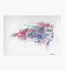 Watercolour girl 2 Photographic Print