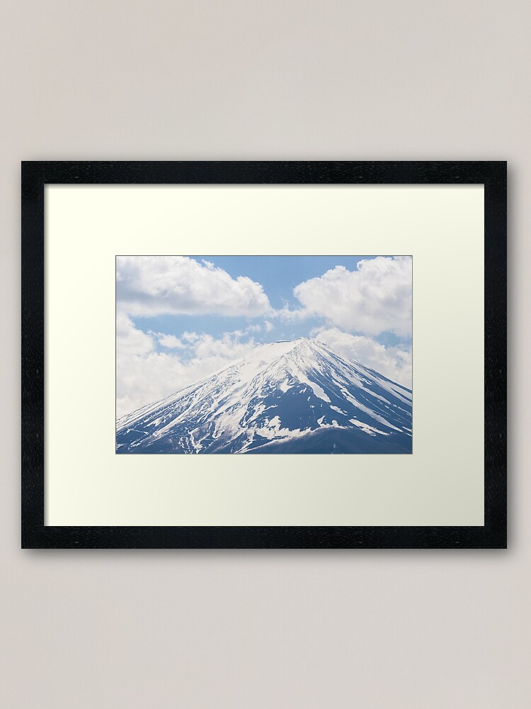 Mount Fuji Japan Framed Art Print By Madewithtubo Redbubble