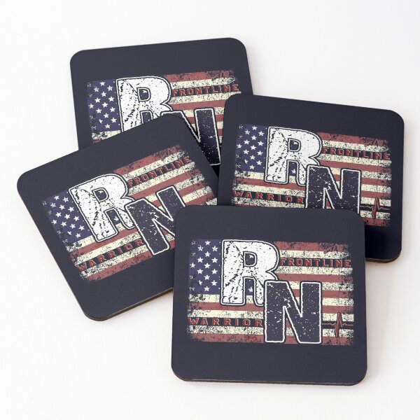 Item preview, Frontline Warrior  RN Nurses Flag designed and sold by RiffXS.