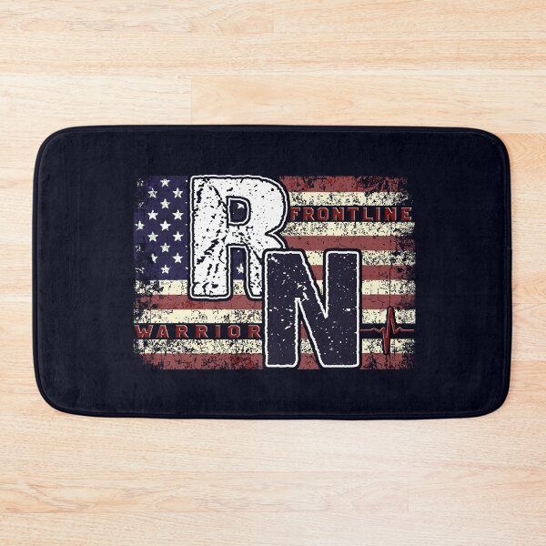 Item preview, Frontline Warrior  RN Nurses Flag designed and sold by RiffXS.