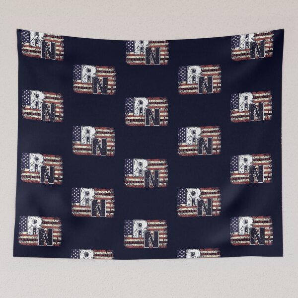 Item preview, Frontline Warrior  RN Nurses Flag designed and sold by RiffXS.