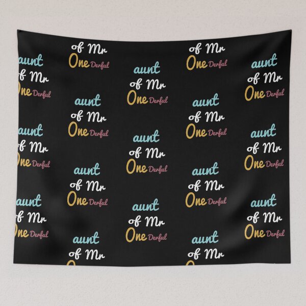 Item preview, Aunt of mr onederful, Baby 1st Birthday, Best first Birthday gift designed and sold by HananDesign13.