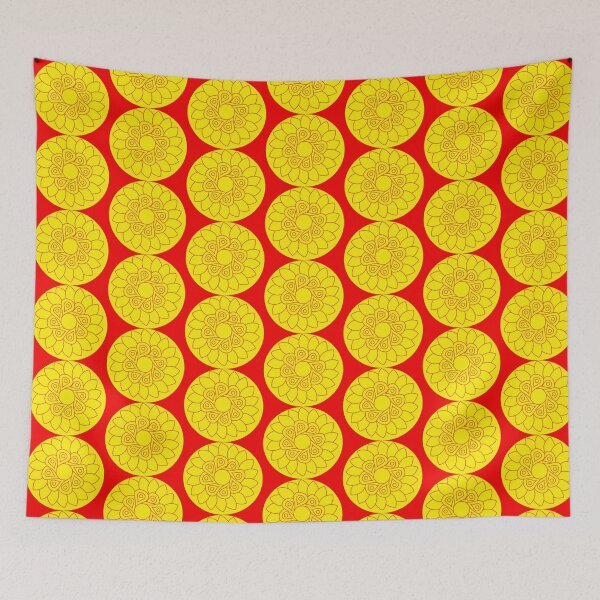 Item preview, Red and Yellow Mandala designed and sold by HapaLady92.