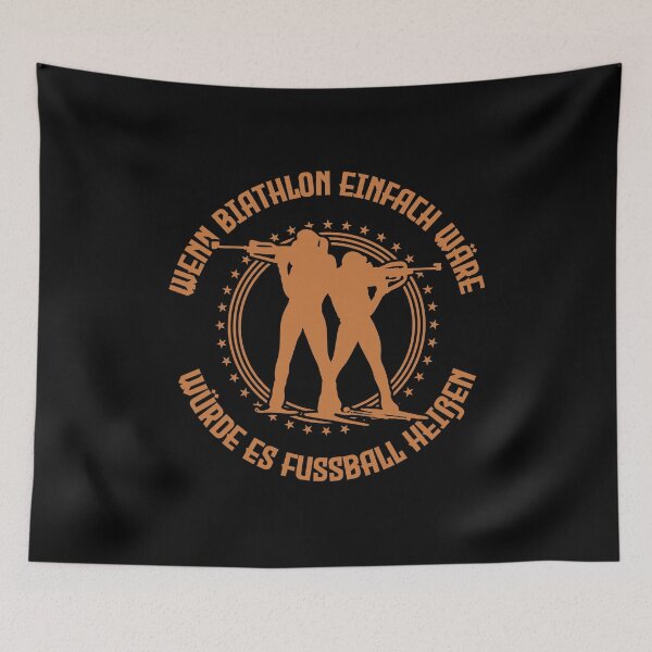 Item preview, If biathlon was easy, it would be called football. designed and sold by Jannisdesign.