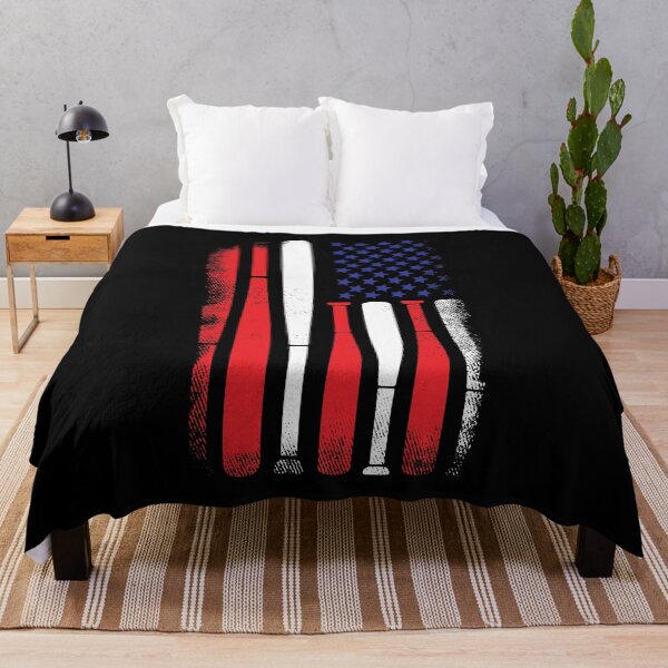 Item preview, American Flag Vintage Baseball Flag designed and sold by Pocket-Glitch.