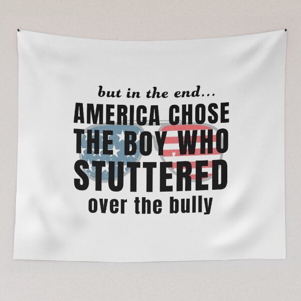 Item preview, But In The End America Chose Boy Who Stuttered Over Bully Biden designed and sold by RandomStuffShop.