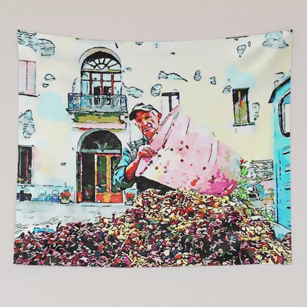 Item preview, Hortus Conclusus: pomace with farmer and college designed and sold by Giuseppe Cocco.