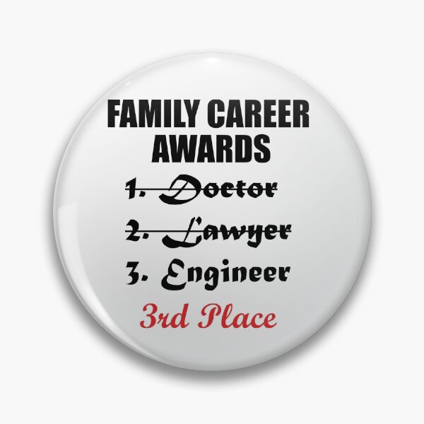 Item preview, Family Career Awards 3rd place Engineer designed and sold by socialengineer.