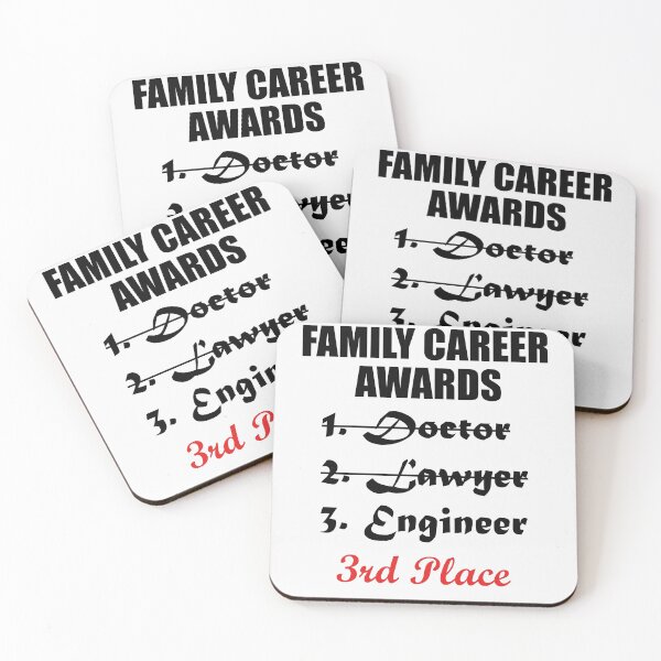 Item preview, Family Career Awards 3rd place Engineer designed and sold by socialengineer.