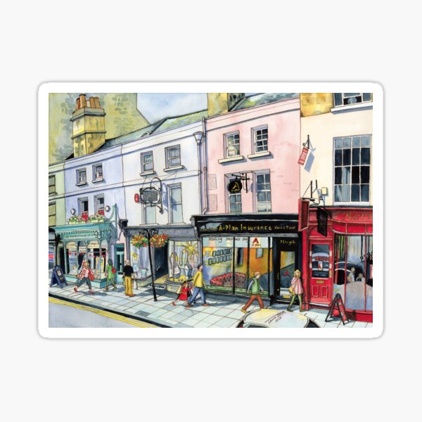 George Street in Bath, UK Sticker
