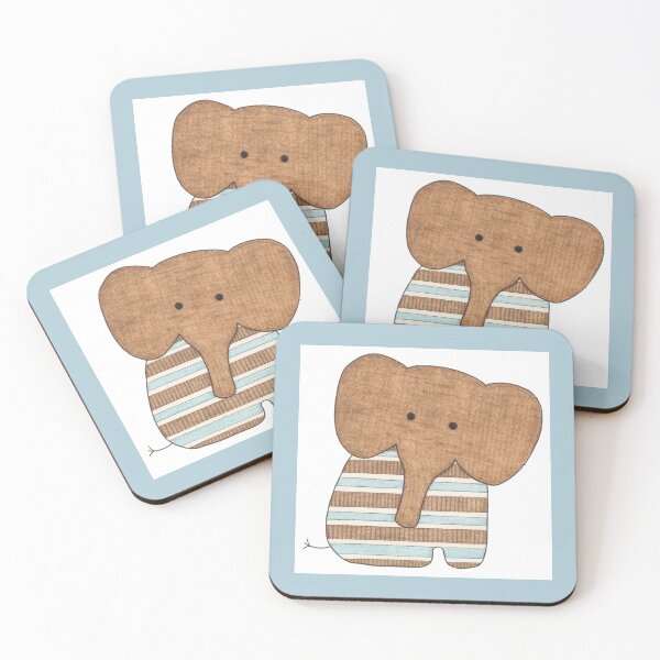 Item preview, Sitting Elephant #1 designed and sold by ErinBrieArt.