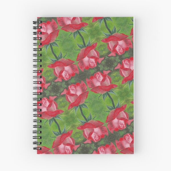 Item preview, Red Rose Oil Painting Pattern designed and sold by SquibbleDesign.