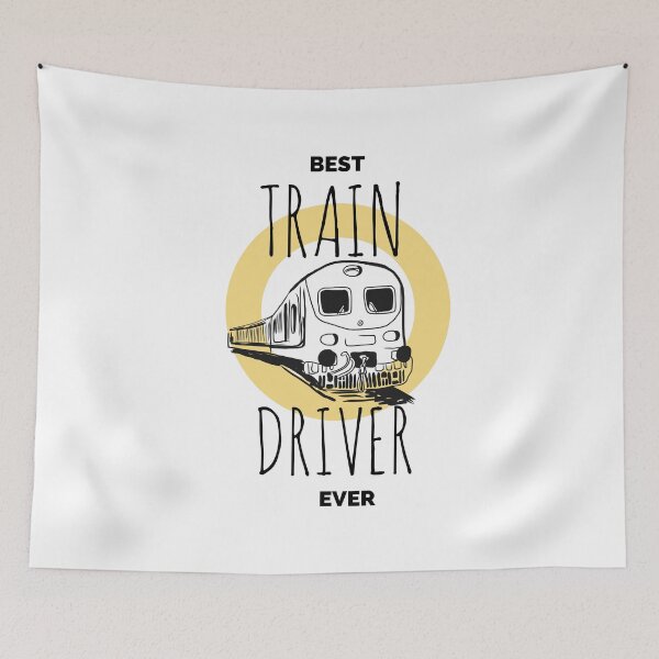 Item preview, Best train driver driving train derived drawing  designed and sold by Tropical Blood.